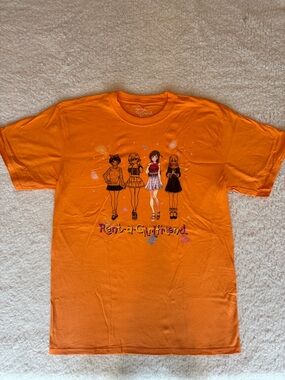 Rent-A-Girlfriend Anime Graphic Tee Orange Medium Lootwear